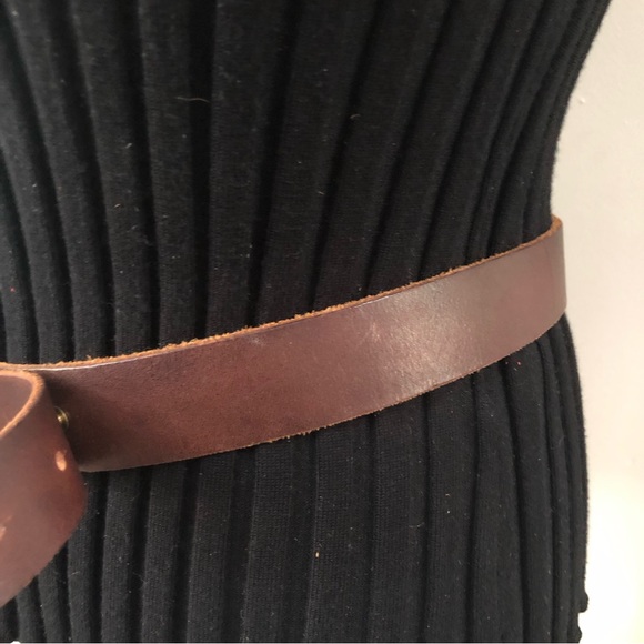 TOMMY BAHAMA Sz M Brown Leather Belt - Picture 13 of 14
